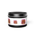 Holy Vibes Scented Tin Candle — Small Travel Candle with Bright Fruity Scent