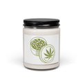 Cannabis Grinder Soy Candle — 9oz Scented Jar for Relaxation & Gift