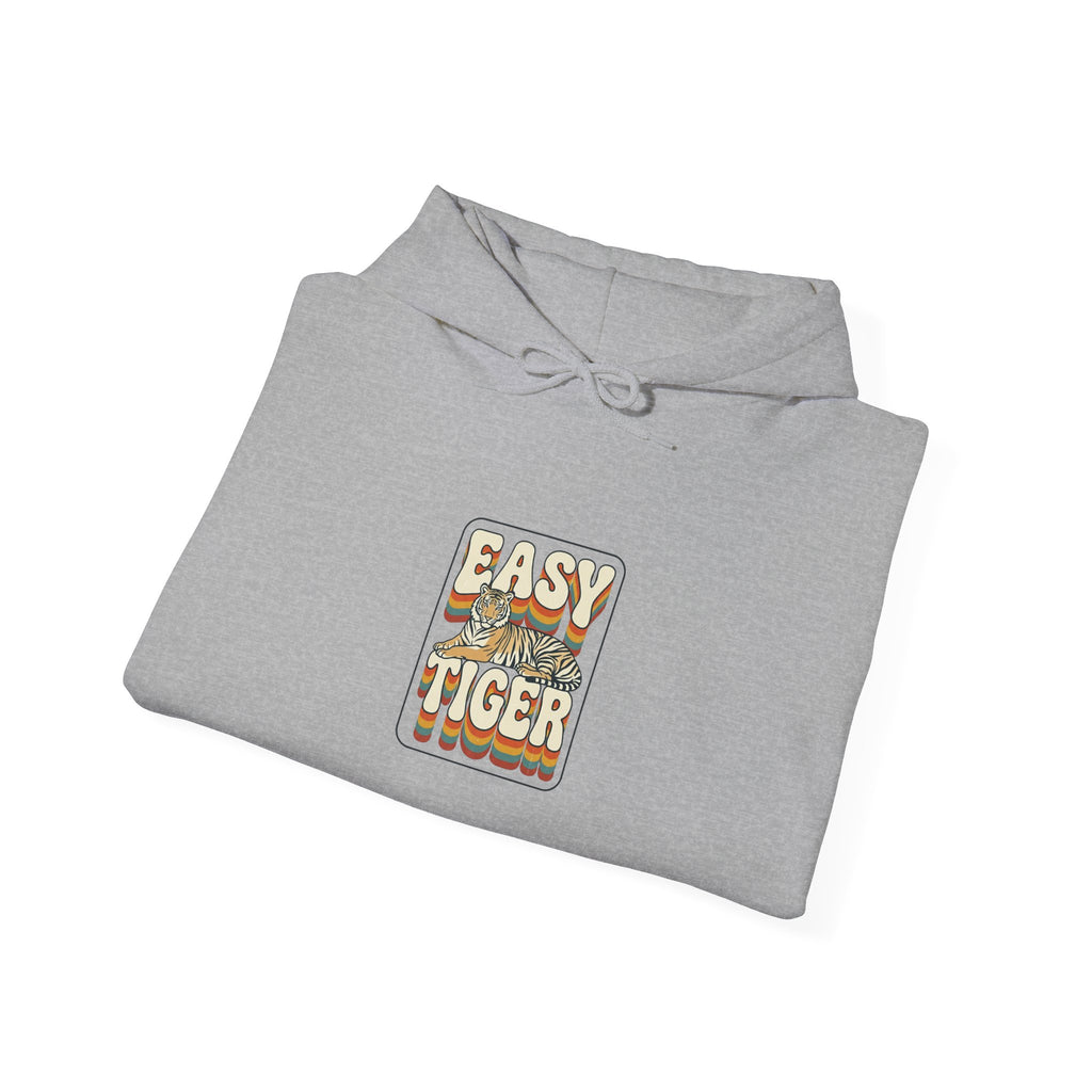 Easy Tiger retro tiger graphic Hoodie | vintage vacation summer animal print