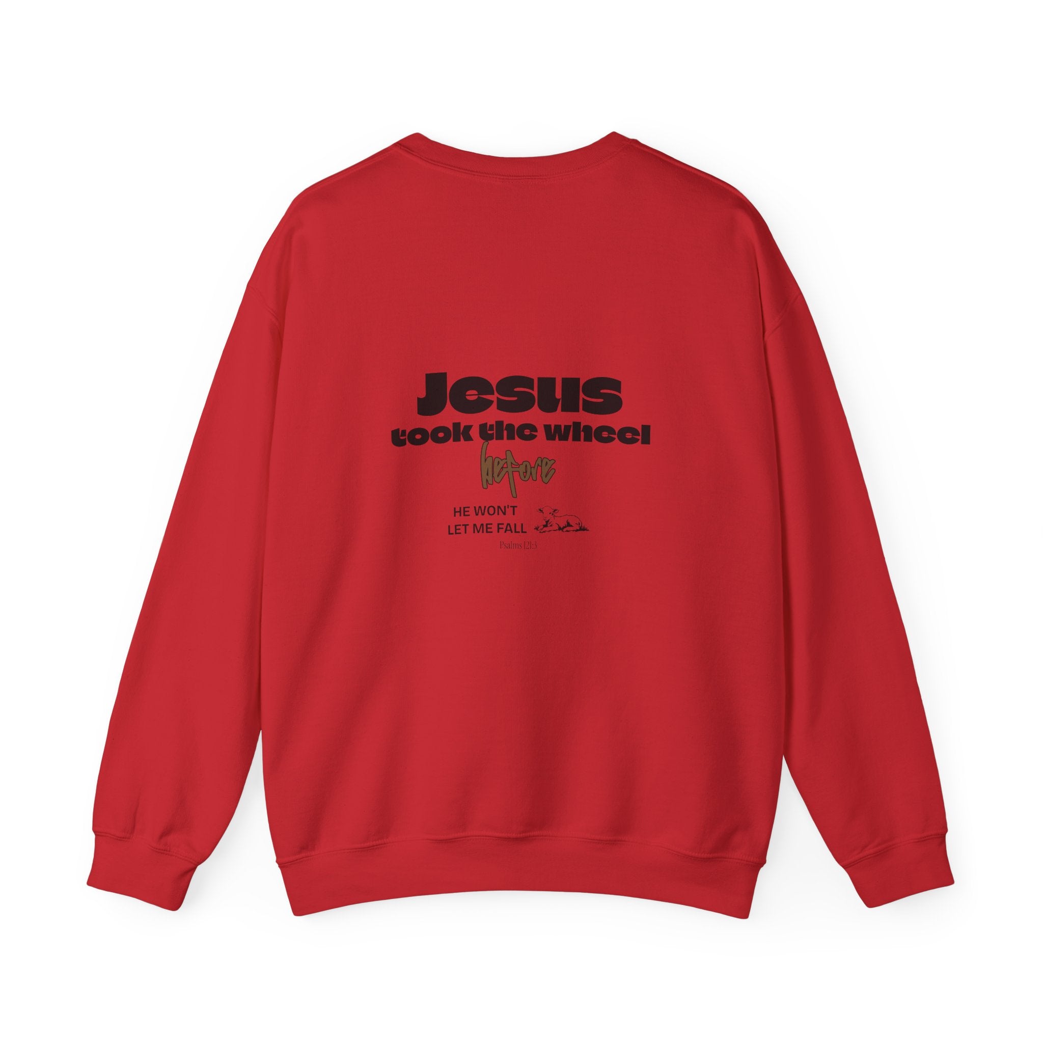 Jesus Took the Wheel Sweatshirt — Inspirational Christian Crewneck