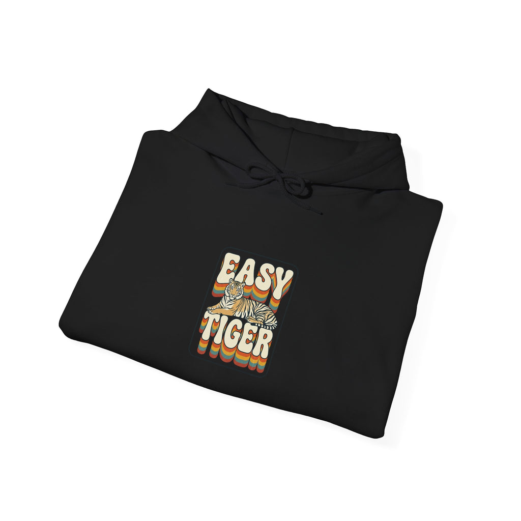 Easy Tiger retro tiger graphic Hoodie | vintage vacation summer animal print