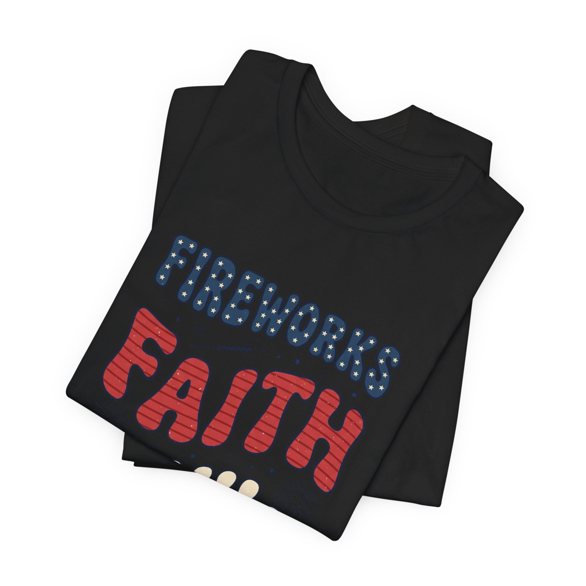 Faith Family Freedom T-Shirt | 4th of July Patriotic Christian Tee