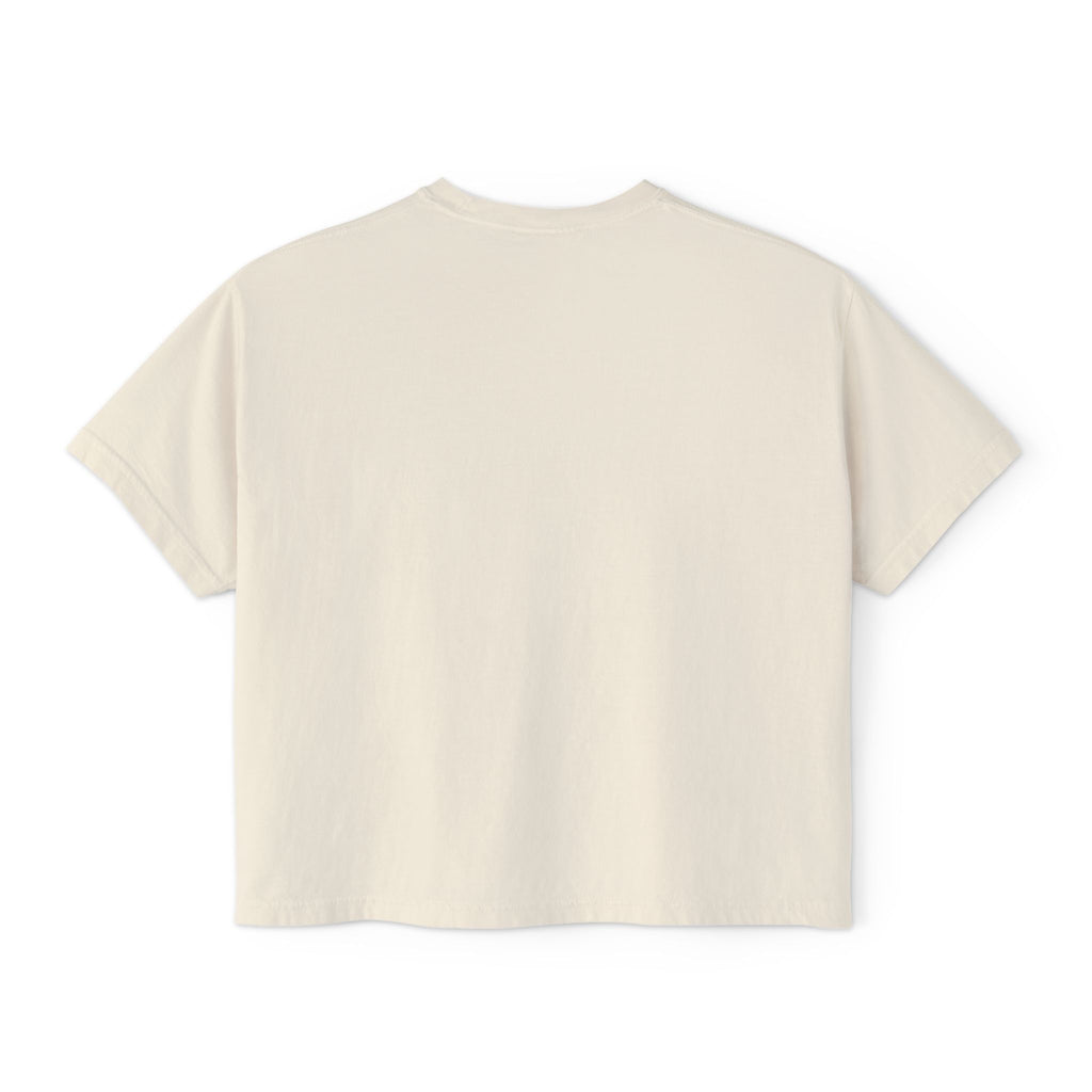 Grinder Leaf Women's Boxy Tee — Cannabis Herb Graphic Crop Top