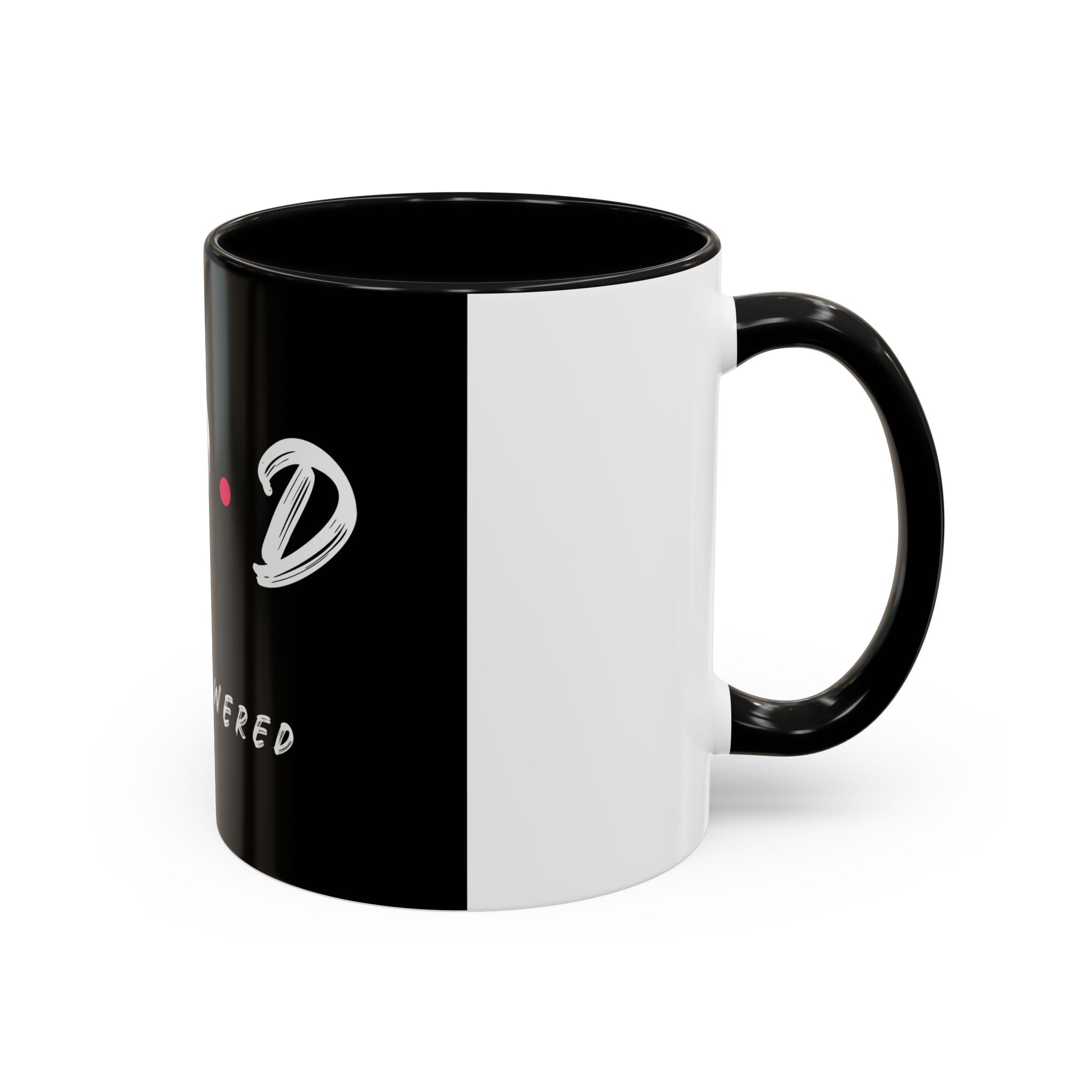 Coffee Mug — GOD Call Answered Accent Black 11/15oz