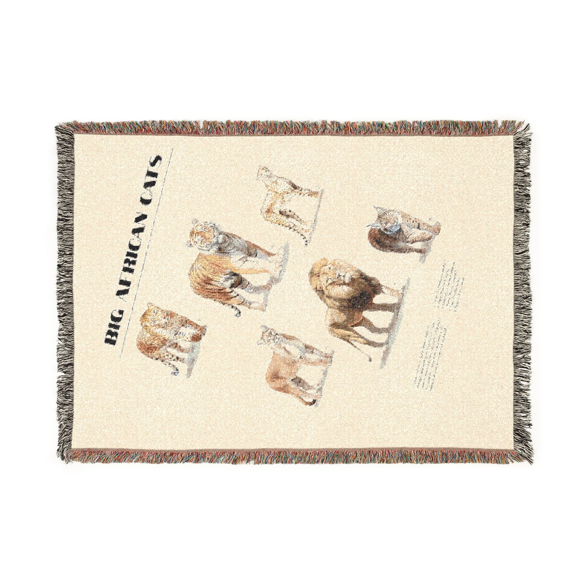 Collie & Sheepdog Breed Chart Woven Blanket