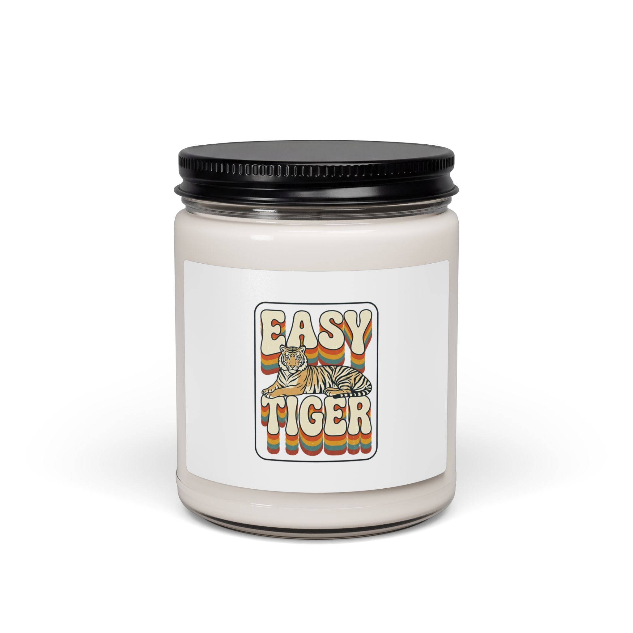 Easy Tiger Retro Tiger Graphic Candle | Soy 9oz