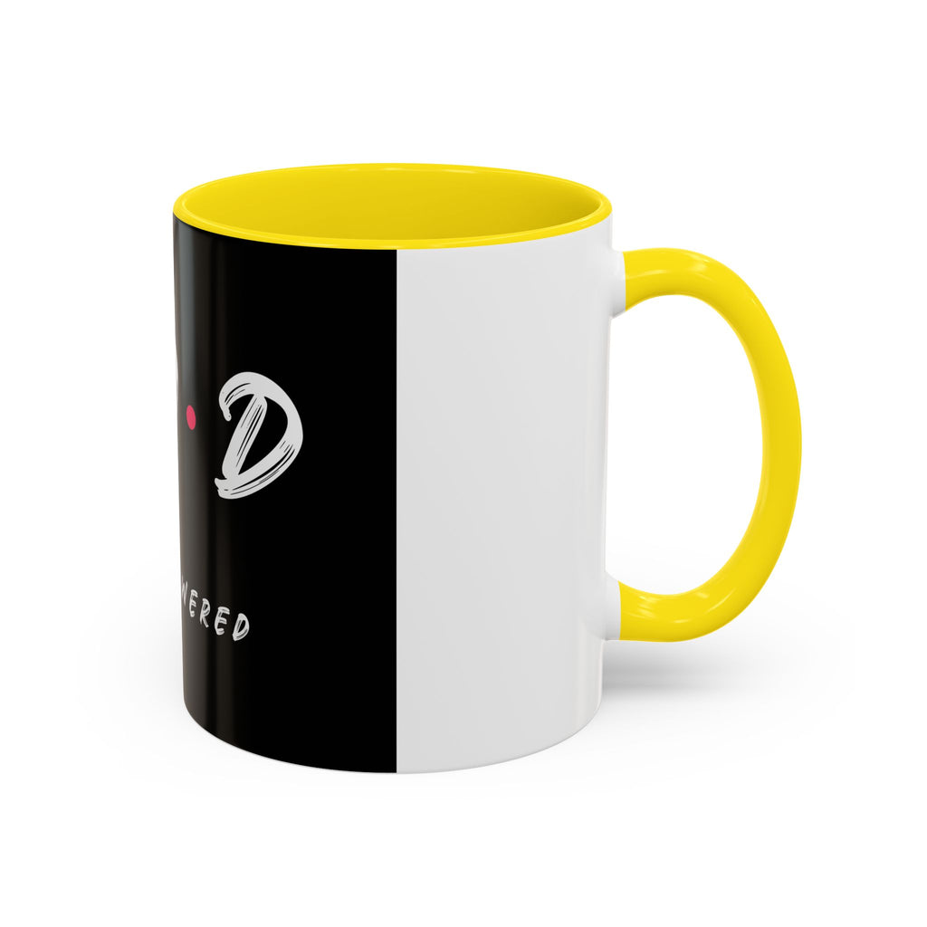 Coffee Mug — GOD Call Answered Accent Black 11/15oz