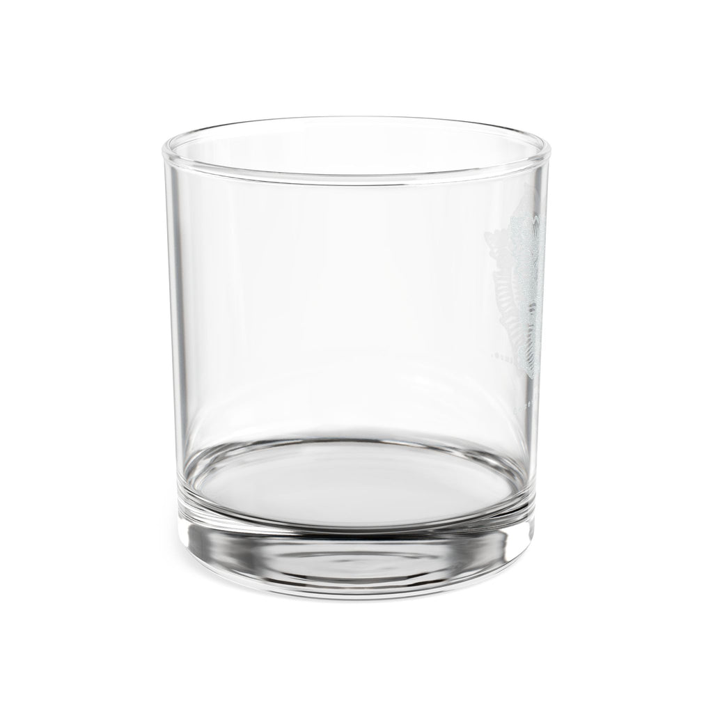 Engraved Rose Whiskey Glass — 10.5oz Personalized Old Fashioned Tumbler