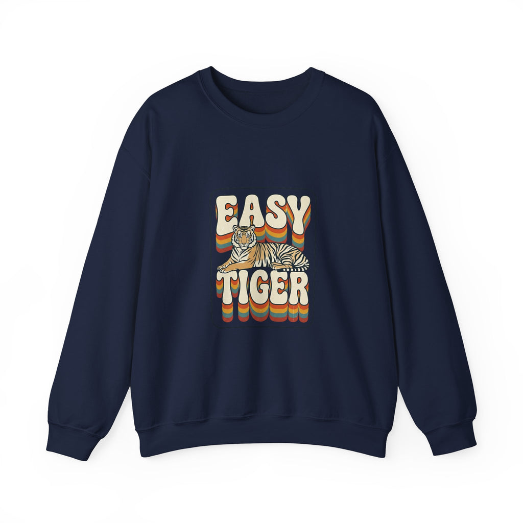 Easy Tiger vintage tiger graphic Sweatshirt | Retro beach vacation vibes