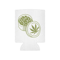 Can Cooler — Green Cannabis Grinder Graphic Koozie