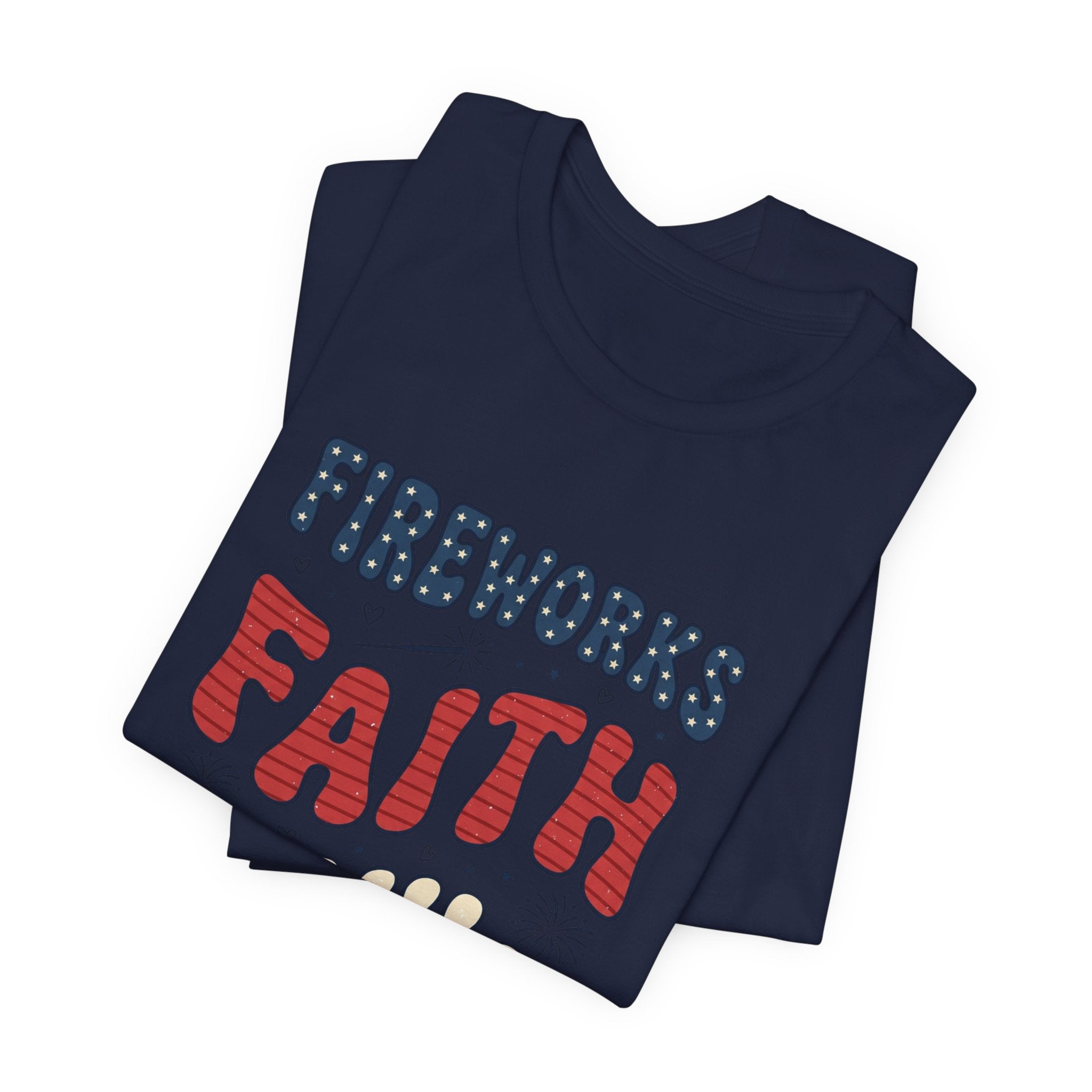 Faith Family Freedom T-Shirt | 4th of July Patriotic Christian Tee