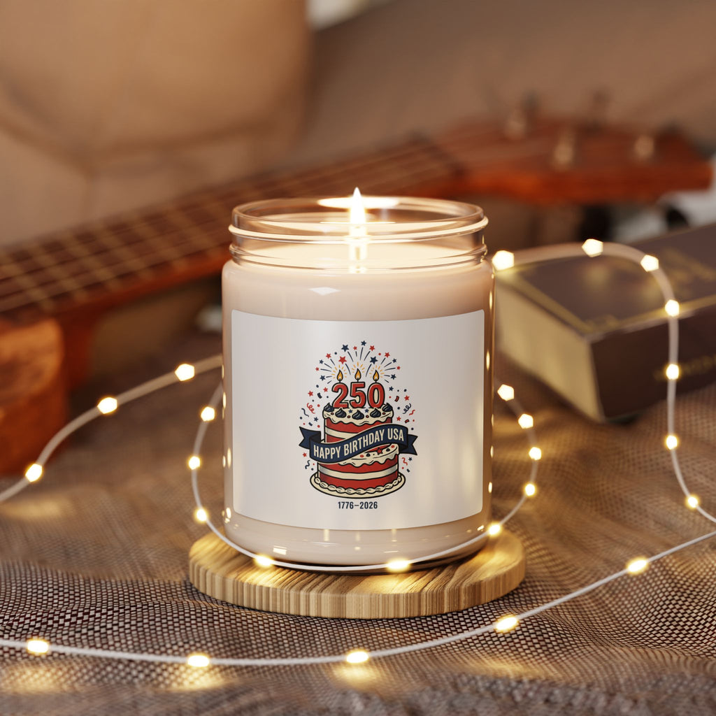 250th Birthday USA Candle | 1776–2026 Patriotic Soy Candle