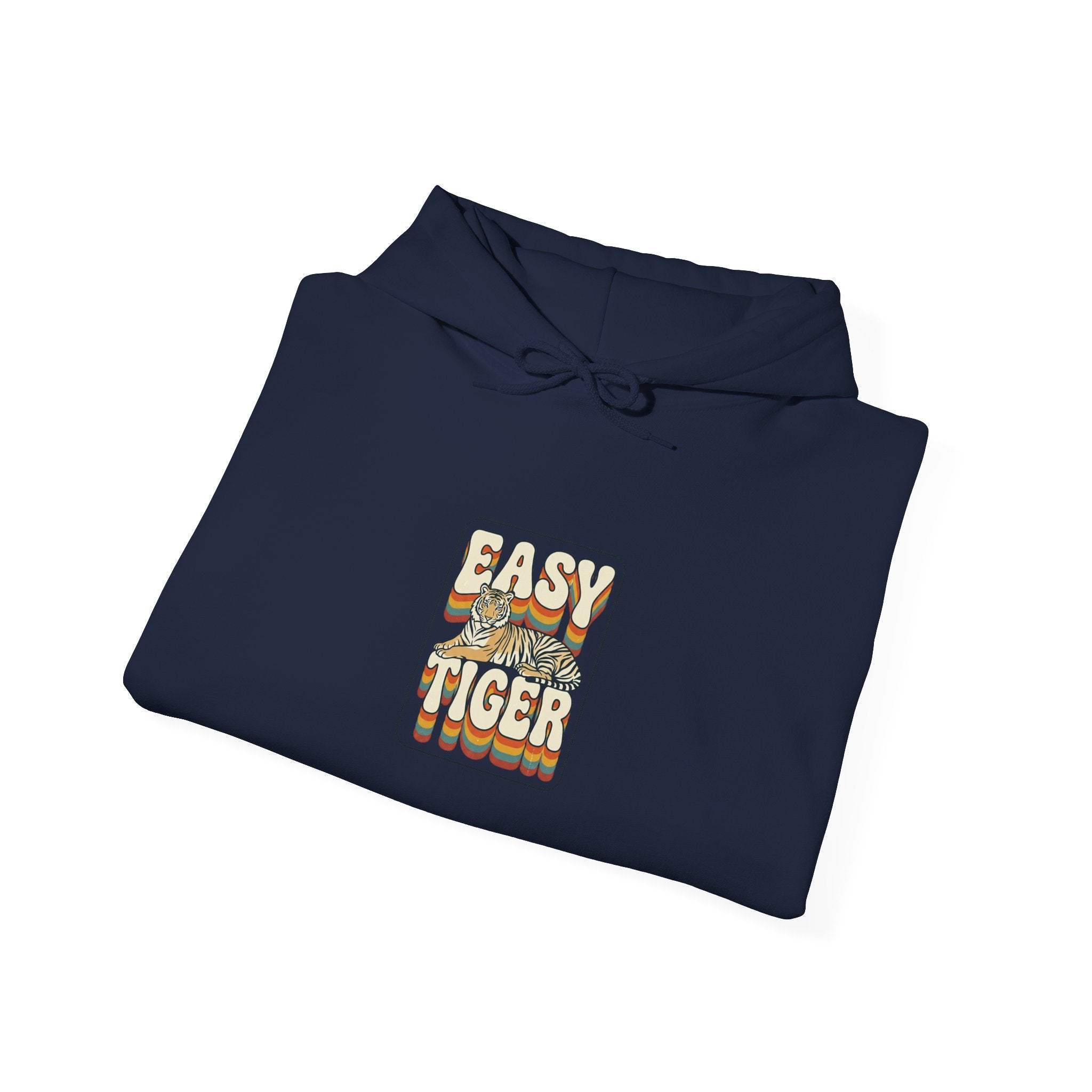Easy Tiger retro tiger graphic Hoodie | vintage vacation summer animal print