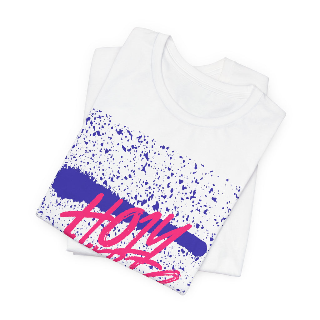 Holy Vibes Graphic Tee — Retro Paint Splatter T‑Shirt