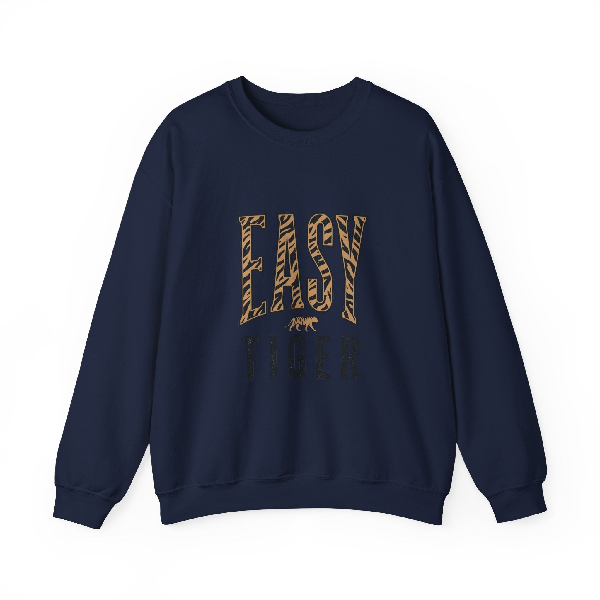Easy Tiger tiger stripe design Sweatshirt | retro vacation, playful animal