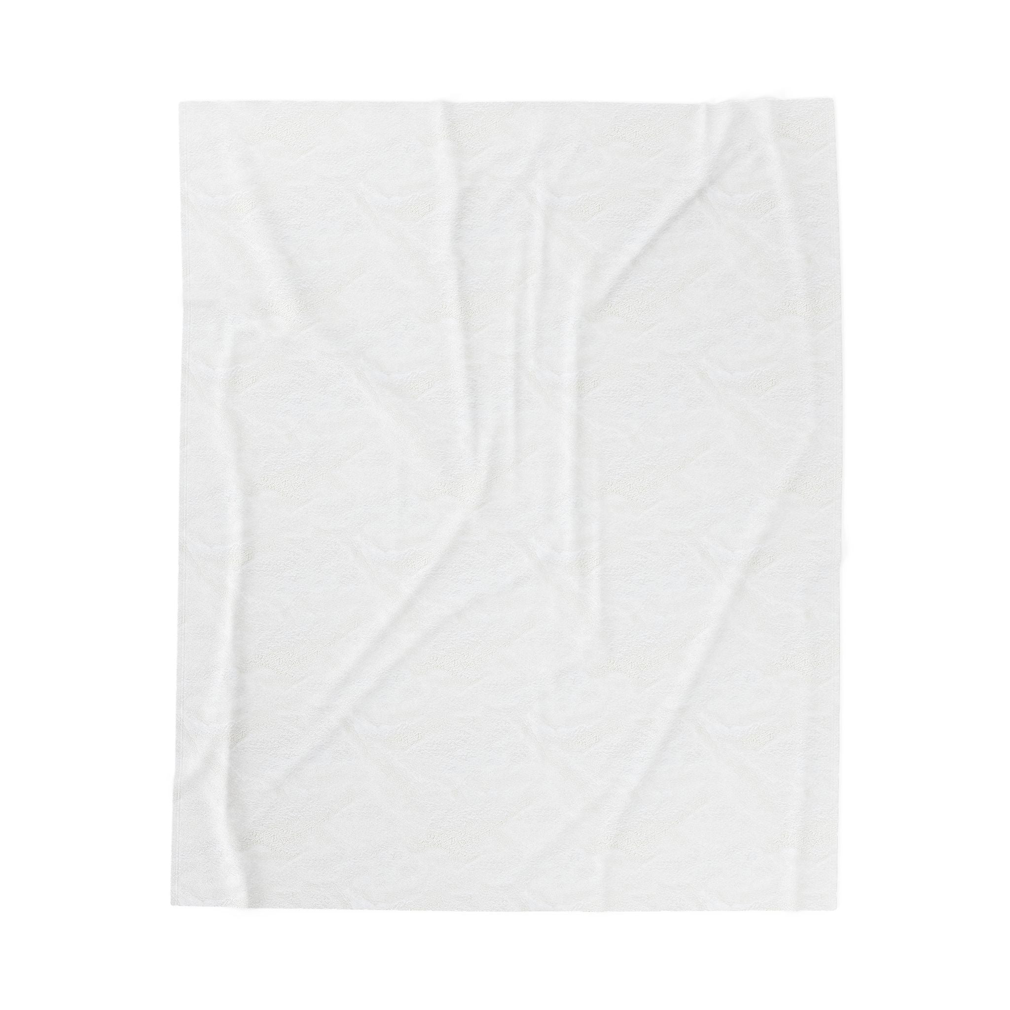 Velveteen Plush Blanket — 'BTW (Bring The Weed)' Mint Cannabis Leaf Throw
