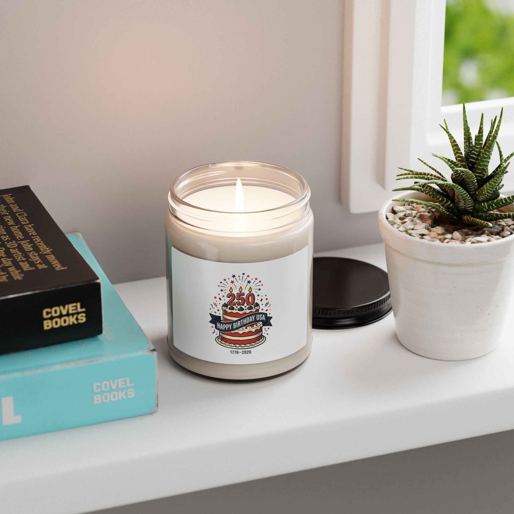 250th Birthday USA Candle | 1776–2026 Patriotic Soy Candle