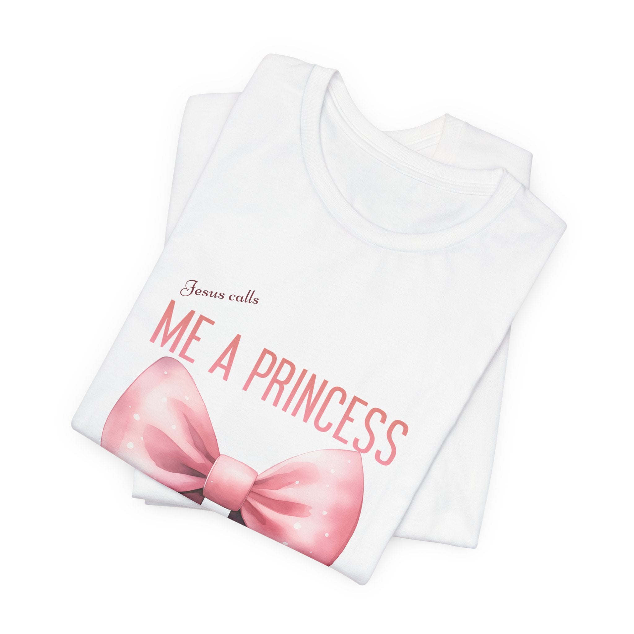 Me a Princess Pink Bow Tee — Cute Feminine Graphic T-Shirt