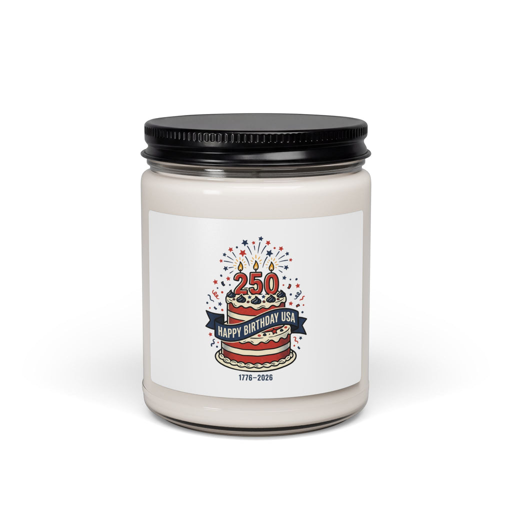 250th Birthday USA Candle | 1776–2026 Patriotic Soy Candle