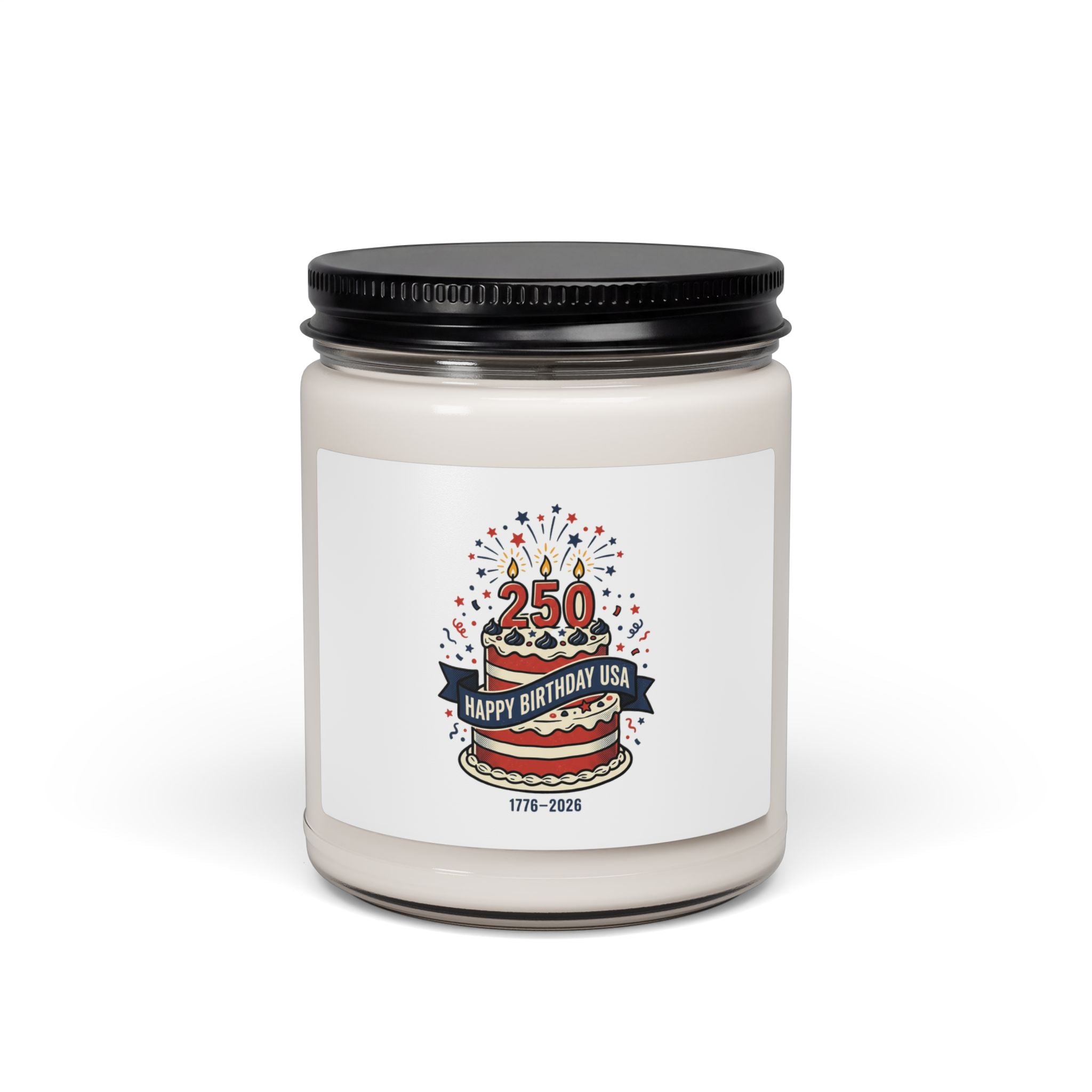 250th Birthday USA Candle | 1776–2026 Patriotic Soy Candle