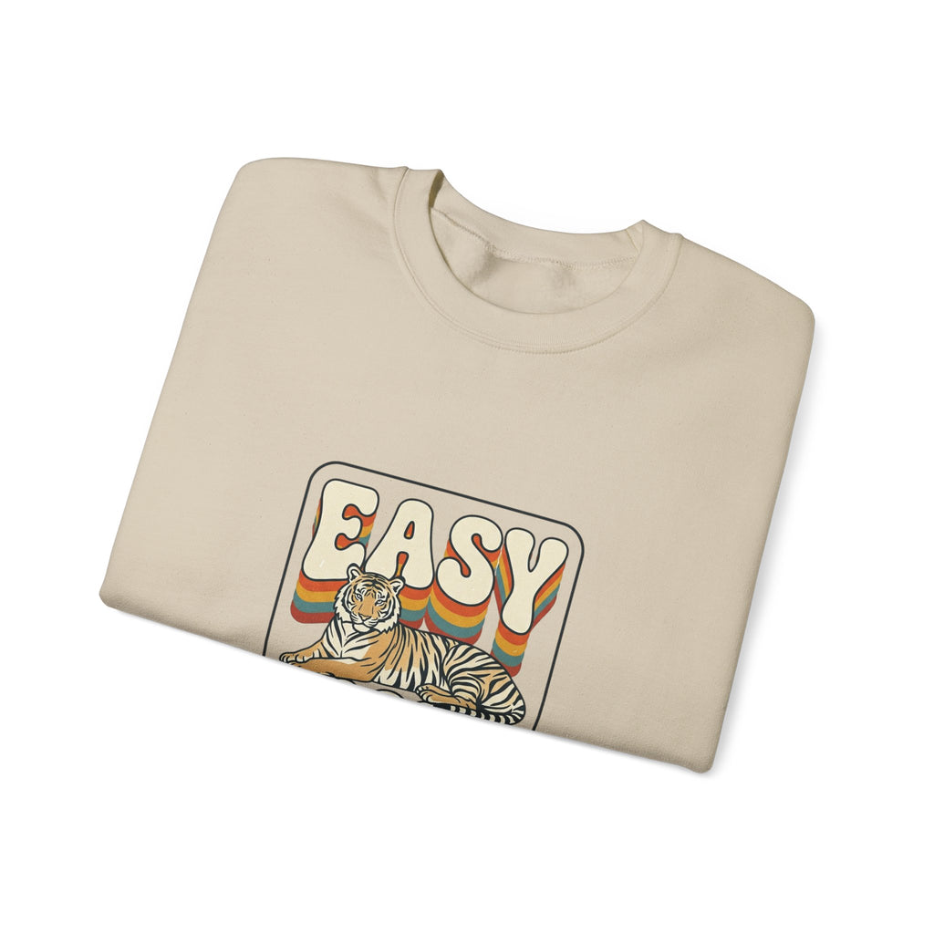 Easy Tiger vintage tiger graphic Sweatshirt | Retro beach vacation vibes
