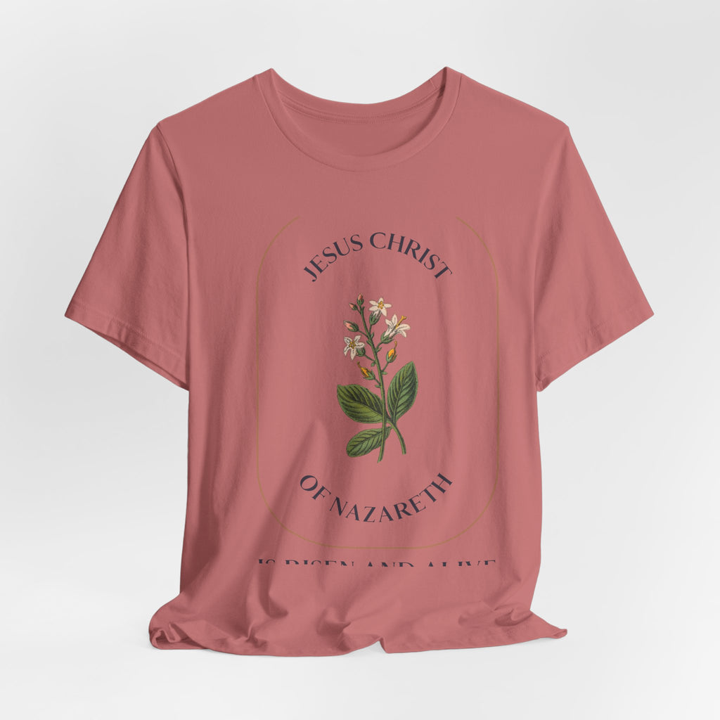 Copy of Alice Floral Tee — 'Alice' Script with Rose Illustration