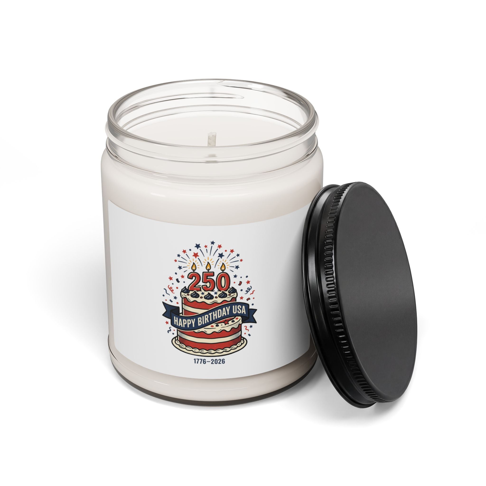 250th Birthday USA Candle | 1776–2026 Patriotic Soy Candle
