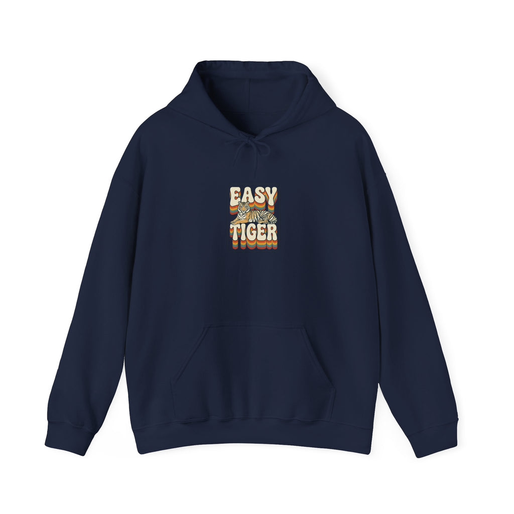 Easy Tiger retro tiger graphic Hoodie | vintage vacation summer animal print
