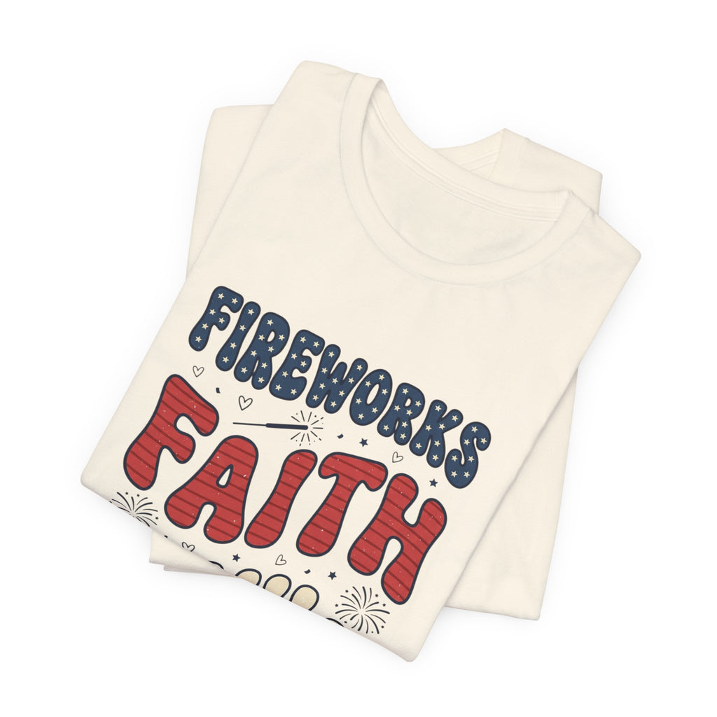 Faith Family Freedom T-Shirt | 4th of July Patriotic Christian Tee